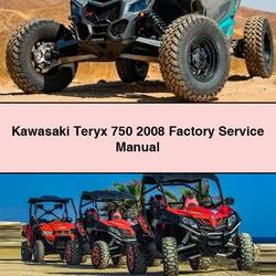 2008 Kawasaki Teryx 750 Service Repair Workshop Manual PDF