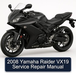 2008 Yamaha VX19 Raider Service Repair Workshop Manual PDF