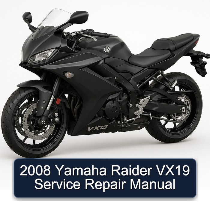 2008 Yamaha VX19 Raider Service Repair Workshop Manual PDF
