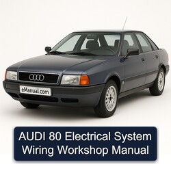 Audi 80 Electrical System Wiring Diagrams PDF
