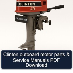 Clinton Outboard Motor Parts Service Repair Workshop Manual PDF