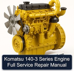 Komatsu 140 3 140-3 Series Engine Service Repair Workshop Manual PDF