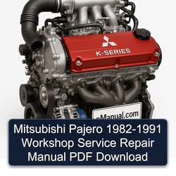 1982-1991 Mitsubishi Pajero Service Repair Workshop Manual PDF