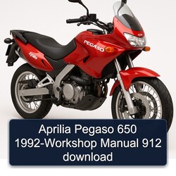 1992 Aprilia Pegaso Models 650 - 912 Service Repair Workshop Manual PDF