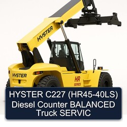HYSTER C227 (HR45-40LS) Diesel Counter BALANCED Truck SERVIC