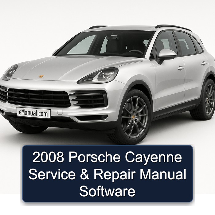 2008 Porsche Cayenne Software Service Repair Workshop Manual PDF