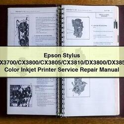 Epson Stylus Cx3700/cx3800/cx3805/cx3810/dx3800/dx3850 Color Inkjet Printer Service Repair Workshop Manual PDF