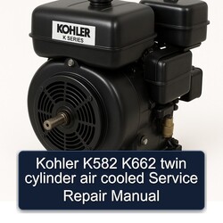 Briggs And Stratton Twin Cylinder Kohler K582 K662 Air Cooled Service Repair Workshop Manual PDF