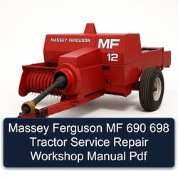 Massey Ferguson MF 690 698 Tractor Service Repair Workshop Manual Pdf