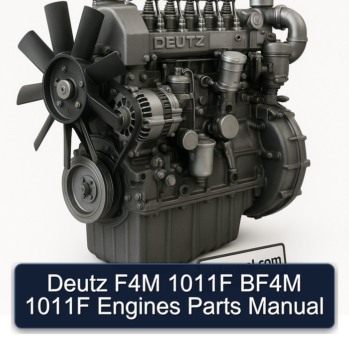 Deutz Series Manuals F4M 1011F BF4M Engines Parts Catalog PDF
