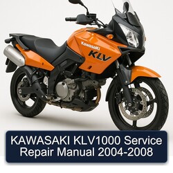 2004-2008 Kawasaki KLV Models KLV1000 Service Repair Workshop Manual PDF