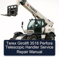Terex Girolift 3518 Perfora Telescopic Handler Service Repair Workshop Manual PDF