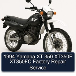 1994 Yamaha XT Models 350 XT350F XT350FC Service Repair Workshop Manual PDF