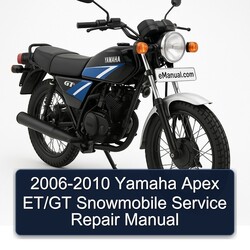 2006-2010 Yamaha Apex ET/GT Snowmobile Service Repair Manual 