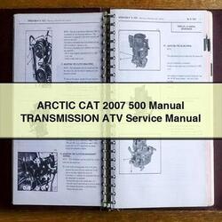 ARCTIC CAT 2007 500 Manual Transmission ATV Service Repair Manual 