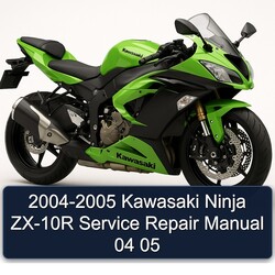 2004-2005 Kawasaki Ninja ZX-10R 04 05 Service Repair Workshop Manual PDF