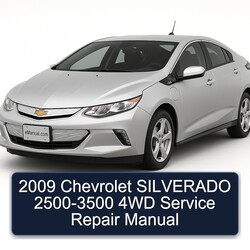 2009 Chevrolet Silverado 2500-3500 4WD Service Repair Workshop Manual PDF