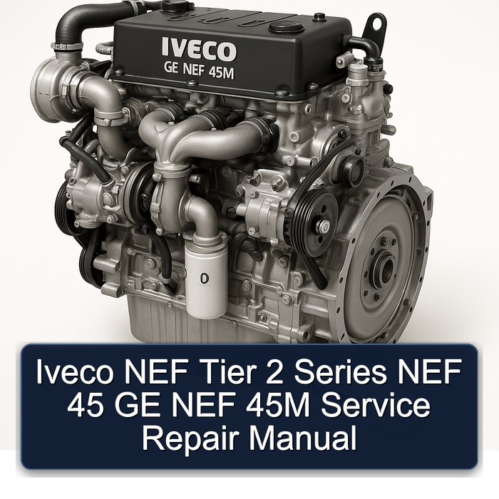 Iveco NEF Tier 2 Series 45 GE 45M Service Repair Workshop Manual PDF