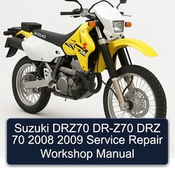  Suzuki DRZ70 DR-Z70 DRZ 70 2008 2009 Service Repair Workshop Manual