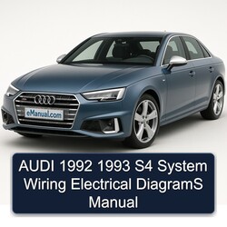 1992-1993 Audi S4 System Electrical Wiring Diagrams PDF