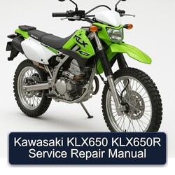 Kawasaki KLX Series KLX650 KLX650R Service Repair Workshop Manual PDF