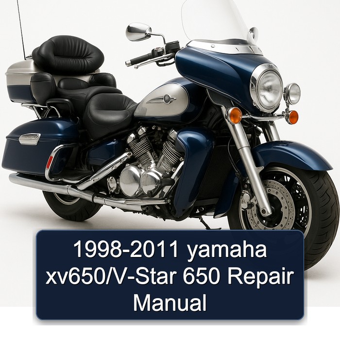 1998-2011 Yamaha XVS Models Xv650/v-star 650 Service Repair Workshop Manual PDF