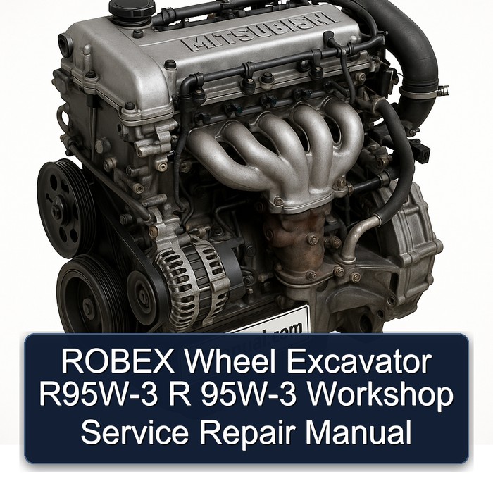 Robex Wheel Excavator R95W-3 R 95W-3 Service Repair Workshop Manual PDF