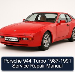 1987-1991 Porsche 944 Turbo Service Repair Workshop Manual PDF