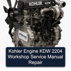 Kohler KDW Models Engine 2204 Service Repair Workshop Manual PDF