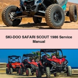 1986 SKI-DOO Safari Scout Service Repair Workshop Manual PDF