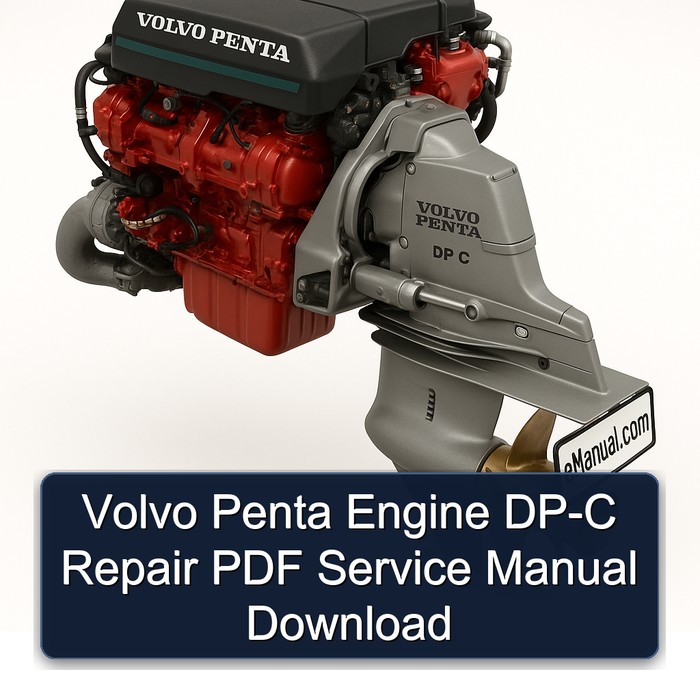 Volvo Penta Engine DP-C Service Repair Workshop Manual PDF