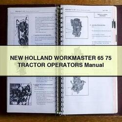 New Holland Workmaster 65 75 Tractor Operators Operator's Manual PDF