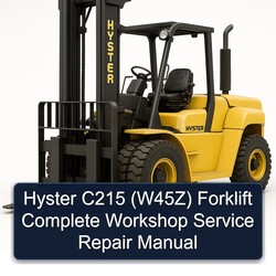 Hyster C215 (W45Z) Forklift Service Repair Workshop Manual PDF
