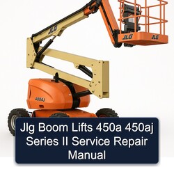 Jlg Boom Lifts 450A 450AJ Series II Service Repair Workshop Manual PDF