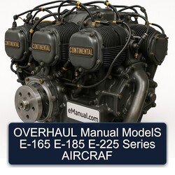 Continental O 470 Series Models E-165 E-185 E-225 Aircraf Service Repair Workshop Manual PDF