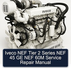Iveco NEF Tier 2 Series 45 GE 60M Service Repair Workshop Manual PDF