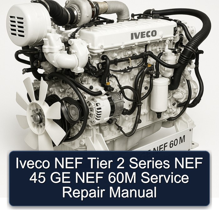 Iveco NEF Tier 2 Series 45 GE 60M Service Repair Workshop Manual PDF