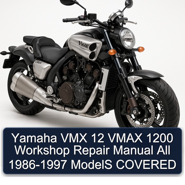 1986-1997 Yamaha Vmax VMX 12 1200 All - Models Covered Service Repair Workshop Manual PDF