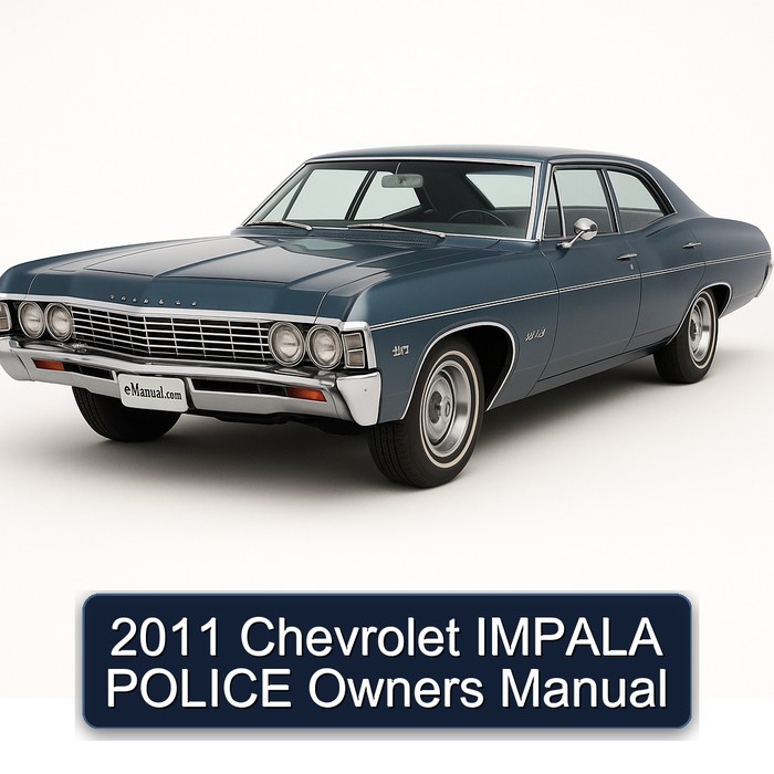 2011 Chevrolet Impala Police Owners Owner's Manual PDF
