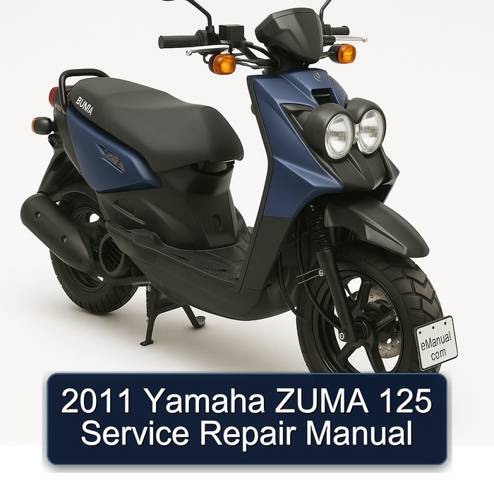 2011 Yamaha Zuma Service Repair Workshop Manual PDF
