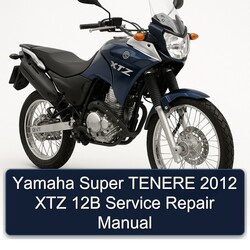 2012 Bajaj Super Yamaha Tenere XTZ 12B Service Repair Workshop Manual PDF