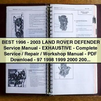 1996-2003 Land Rover Defender / Service Repair Workshop Manual PDF