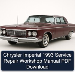 1993 Chrysler Imperial Service Repair Workshop Manual PDF