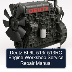 Deutz BF Series 6L 513R 513RC Engine Service Repair Workshop Manual PDF