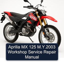 2003 Aprilia MX Models 125 M.y Service Repair Workshop Manual PDF