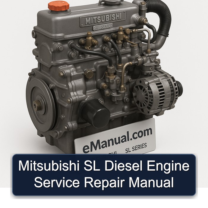 Mitsubishi SL Series Diesel Engine Service Repair Workshop Manual PDF
