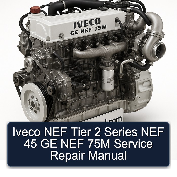 Iveco NEF Tier 2 Series 45 GE 75M Service Repair Workshop Manual PDF
