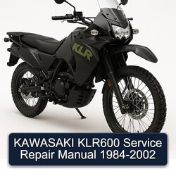 1984-2002 Kawasaki KLR Series KLR600 Service Repair Workshop Manual PDF