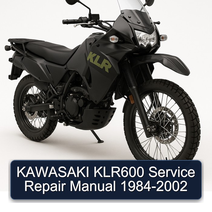 1984-2002 Kawasaki KLR Series KLR600 Service Repair Workshop Manual PDF