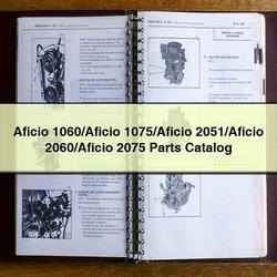 Aficio 1060/aficio 1075/aficio 2051/aficio 2060/aficio 2075 Parts Catalog PDF